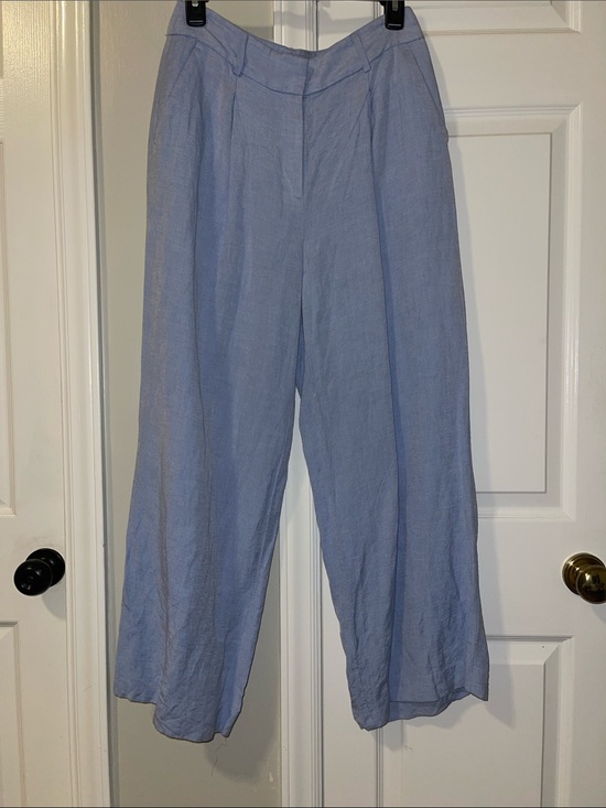 LOFT Pants - Loft wide leg linen trousers size 4P